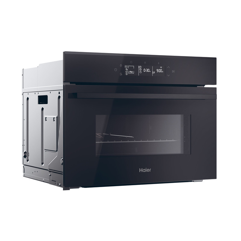 Haier H4MWID49G6NQB Beépíthető kompakt sütő és mikró, 44 L, AirFry és Joghurt funkciós, hOn applikáció vezérlés Haier H4MWID49G6NQB Beépíthető kompakt sütő és mikró, 44 L, AirFry és Joghurt funkciós, hOn applikáció vezérlés