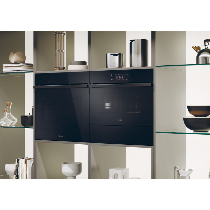 Haier H4MWID69C6NQB Beépíthető kompakt sütő és mikró, 44 L, AirFry és Joghurt funkciós, hOn applikáció vezérlés, receptgyűjtemény Haier H4MWID69C6NQB Beépíthető kompakt sütő és mikró, 44 L, AirFry és Joghurt funkciós, hOn applikáció vezérlés, receptgyűjtemény