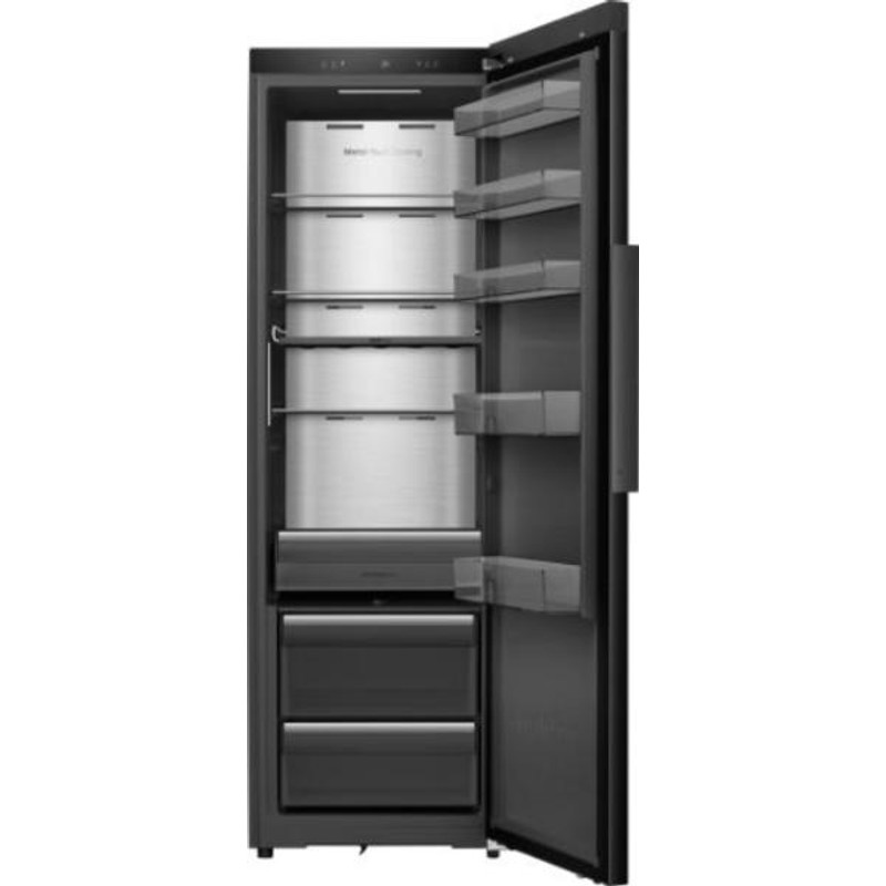 Hisense RL5K370GSFD Egyajtós hűtőszekrény, 372l, "D" , MultiAirFlow Inverter kompresszor, MetalCooling, 2db CRIPS ZONE ,Chiller Drawer Zone 0⁰C frissentartó, Antibakteriális fiók, WIFI ConnectLife, fekete - inox , KitchenFit Hisense RL5K370GSFD Egyajtós hűtőszekrény, 372l, "D" , MultiAirFlow Inverter kompresszor, MetalCooling, 2db CRIPS ZONE ,Chiller Drawer Zone 0⁰C frissentartó, Antibakteriális fiók, WIFI ConnectLife, fekete - inox , KitchenFit