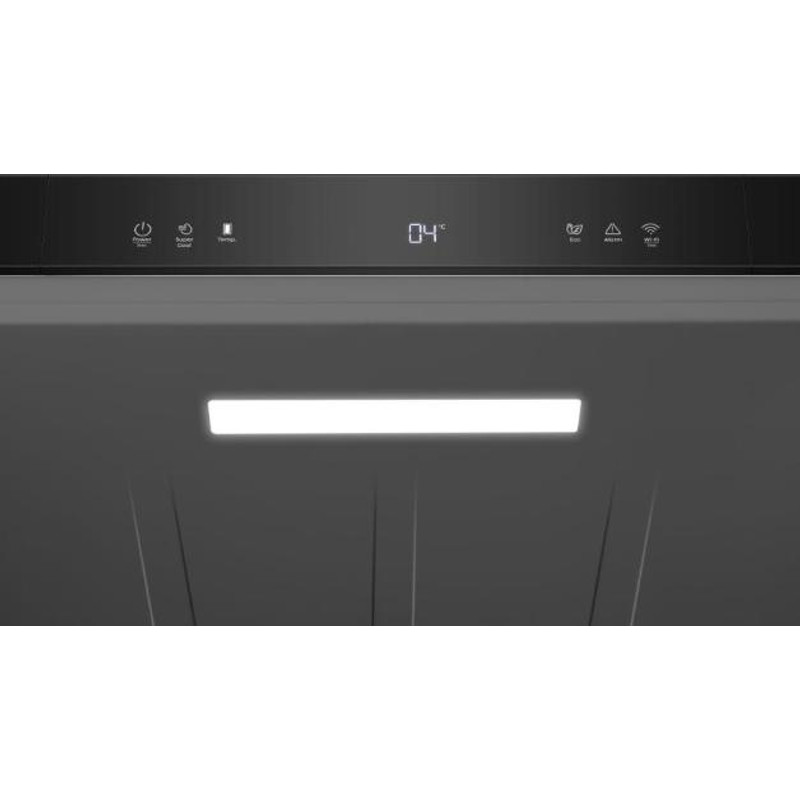 Hisense RL5K370GSFD Egyajtós hűtőszekrény, 372l, "D" , MultiAirFlow Inverter kompresszor, MetalCooling, 2db CRIPS ZONE ,Chiller Drawer Zone 0⁰C frissentartó, Antibakteriális fiók, WIFI ConnectLife, fekete - inox , KitchenFit Hisense RL5K370GSFD Egyajtós hűtőszekrény, 372l, "D" , MultiAirFlow Inverter kompresszor, MetalCooling, 2db CRIPS ZONE ,Chiller Drawer Zone 0⁰C frissentartó, Antibakteriális fiók, WIFI ConnectLife, fekete - inox , KitchenFit