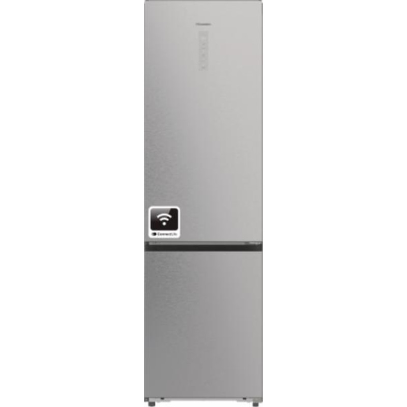 Hisense RB5P410SACC Alulfagyasztós kombi hűtőszekrény - Integrált fogantyúval 283/130l, "c" , MetalCooling, TOTAL NO FROST , INVERTERES , MultiFlow 360 WIFI-ConnectLife, CRIPS ZONE , ConvertZone inox, KitchenFit