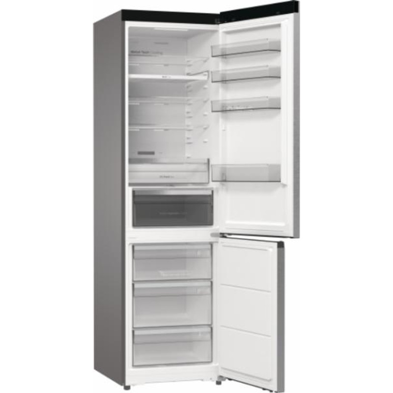 Hisense RB5P410SACC Alulfagyasztós kombi hűtőszekrény - Integrált fogantyúval 283/130l, "c" , MetalCooling, TOTAL NO FROST , INVERTERES , MultiFlow 360 WIFI-ConnectLife, CRIPS ZONE , ConvertZone inox, KitchenFit