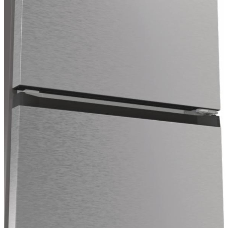 Hisense RB5P410SACC Alulfagyasztós kombi hűtőszekrény - Integrált fogantyúval 283/130l, "c" , MetalCooling, TOTAL NO FROST , INVERTERES , MultiFlow 360 WIFI-ConnectLife, CRIPS ZONE , ConvertZone inox, KitchenFit
