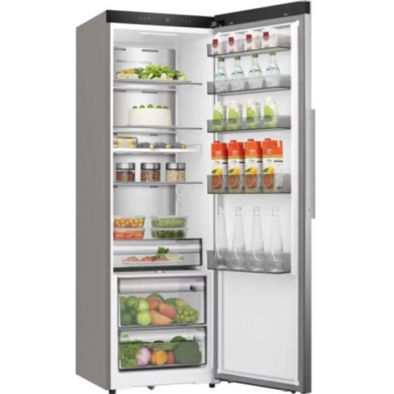 Hisense RL3K370SAID Egyajtós hűtőszekrény, 372l, "D" , MultiAirFlow Inverter , MetalCooling, 2db CRIPS ZONE ,Chiller Drawer Zone 0⁰C frissentartó, Antibakteriális fiók, WIFI ConnectLife, inox, KitchenFit Hisense RL3K370SAID Egyajtós hűtőszekrény, 372l, "D" , MultiAirFlow Inverter , MetalCooling, 2db CRIPS ZONE ,Chiller Drawer Zone 0⁰C frissentartó, Antibakteriális fiók, WIFI ConnectLife, inox, KitchenFit