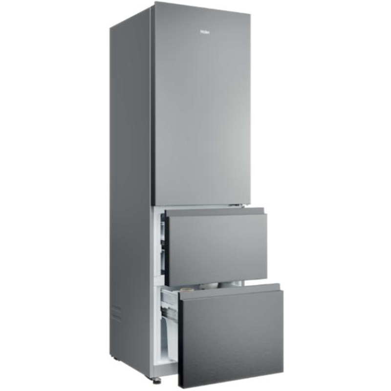 HAIER HTR3518ENMX No Frost Francia ajtós kombinált hűtőszekrény HAIER HTR3518ENMX No Frost Francia ajtós kombinált hűtőszekrény