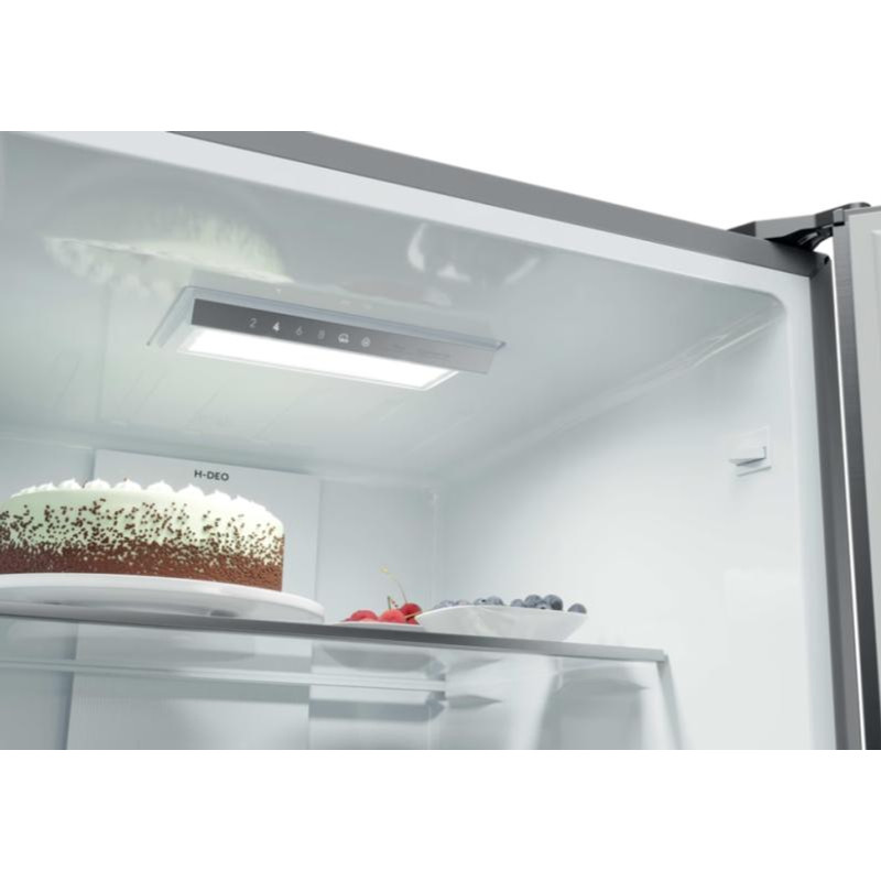 HAIER HTR3518ENMX No Frost Francia ajtós kombinált hűtőszekrény HAIER HTR3518ENMX No Frost Francia ajtós kombinált hűtőszekrény