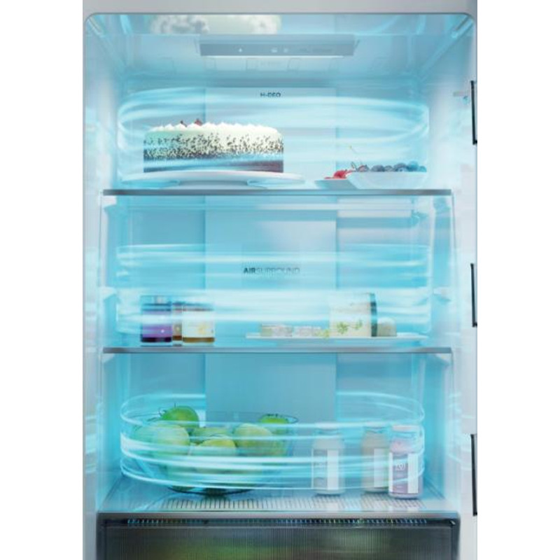 HAIER HTR3518ENMX No Frost Francia ajtós kombinált hűtőszekrény HAIER HTR3518ENMX No Frost Francia ajtós kombinált hűtőszekrény