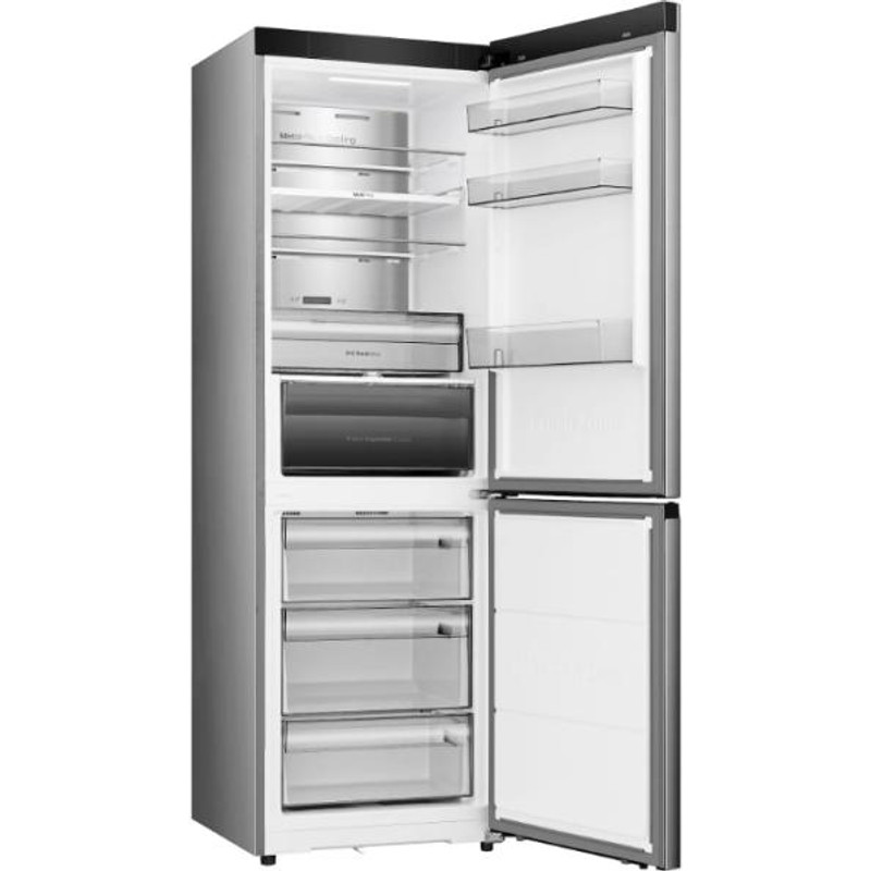 Hisense RB3K330SAIE Alulfagyasztós kombi hűtő, 215/115l, "D" MetalCooling, Palactartó rács, Integrált fogantyúval TOTAL NO FROST INVERTERES MultiFlow 360 v WIFI-ConnectLife, CRIPS ZONE inox szín , KitchenFit Hisense RB3K330SAIE Alulfagyasztós kombi hűtő, 215/115l, "D" MetalCooling, Palactartó rács, Integrált fogantyúval TOTAL NO FROST INVERTERES MultiFlow 360 v WIFI-ConnectLife, CRIPS ZONE inox szín , KitchenFit