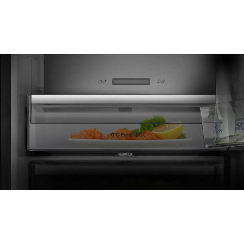 Hisense RB5P410SAFA Alulfagyasztós kombi hűtőszekrény - Integrált fogantyúval 283/130l, "A" , TOTAL NO FROST , MetalTechCooling, INVERTERES , MultiFlow 360 WIFI-ConnectLife, CRIPS ZONE ConvertZone , 0⁰C FreshBox, SuperSilent 29 db(A), inox-
