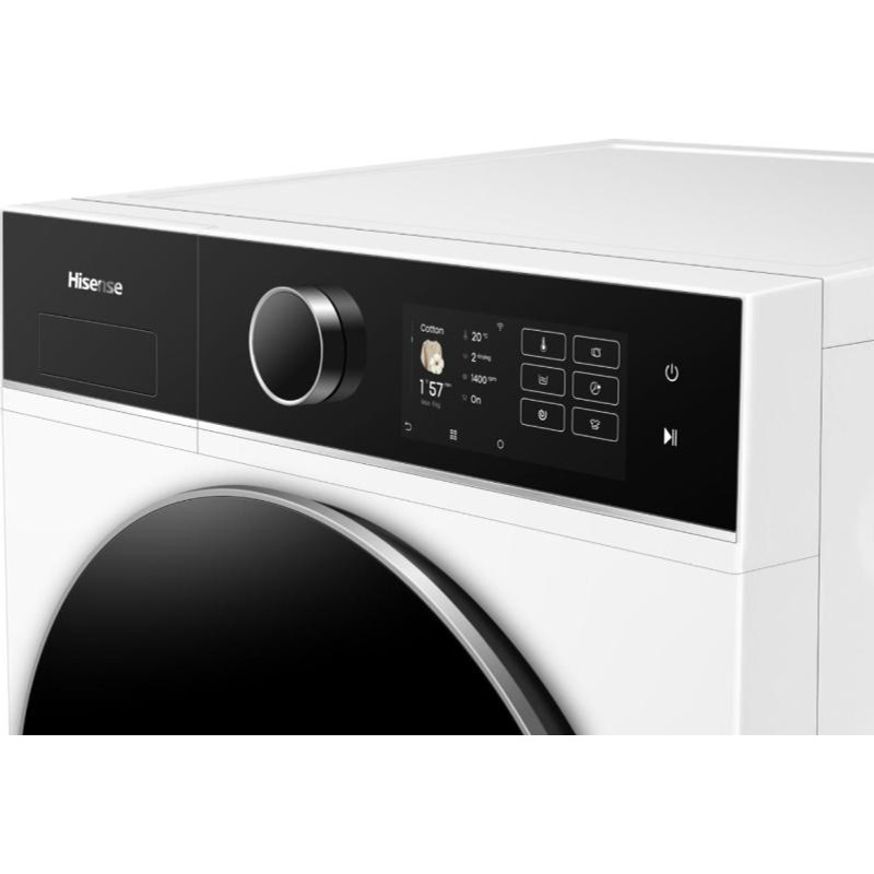Hisense WF5i8043BWF Keskeny mosógép, 8 kg / 54l, 1400 f, "A" , INVERTERES motorral,iPlay: színes TFT kijelző érintőgombokkal, WIFI - ConnetLife képes, AddCloth - ruha hozzáadása, GŐZPROGRAMOK, Dobvilágítás, Totál AquaStop Hisense WF5i8043BWF Keskeny mosógép, 8 kg / 54l, 1400 f, "A" , INVERTERES motorral,iPlay: színes TFT kijelző érintőgombokkal, WIFI - ConnetLife képes, AddCloth - ruha hozzáadása, GŐZPROGRAMOK, Dobvilágítás, Totál AquaStop