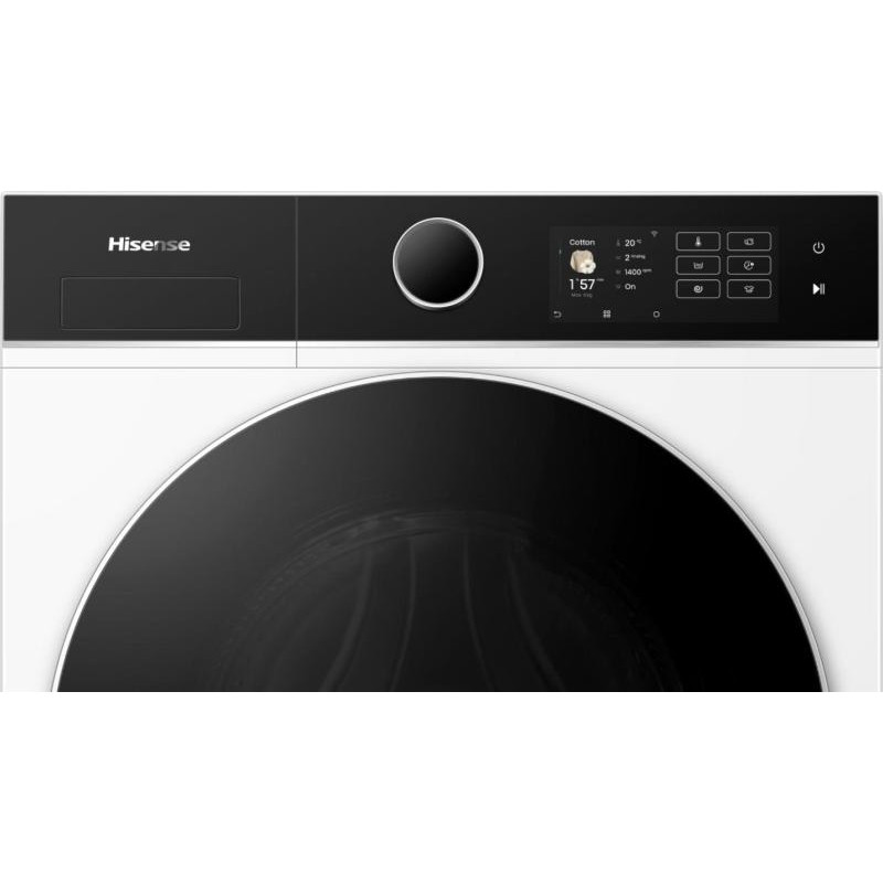 Hisense WF5i8043BWF Keskeny mosógép, 8 kg / 54l, 1400 f, "A" , INVERTERES motorral,iPlay: színes TFT kijelző érintőgombokkal, WIFI - ConnetLife képes, AddCloth - ruha hozzáadása, GŐZPROGRAMOK, Dobvilágítás, Totál AquaStop Hisense WF5i8043BWF Keskeny mosógép, 8 kg / 54l, 1400 f, "A" , INVERTERES motorral,iPlay: színes TFT kijelző érintőgombokkal, WIFI - ConnetLife képes, AddCloth - ruha hozzáadása, GŐZPROGRAMOK, Dobvilágítás, Totál AquaStop