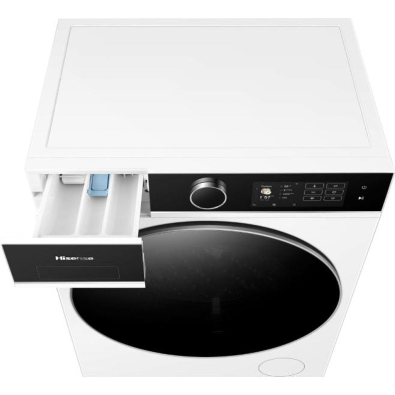 Hisense WF5i8043BWF Keskeny mosógép, 8 kg / 54l, 1400 f, "A" , INVERTERES motorral,iPlay: színes TFT kijelző érintőgombokkal, WIFI - ConnetLife képes, AddCloth - ruha hozzáadása, GŐZPROGRAMOK, Dobvilágítás, Totál AquaStop Hisense WF5i8043BWF Keskeny mosógép, 8 kg / 54l, 1400 f, "A" , INVERTERES motorral,iPlay: színes TFT kijelző érintőgombokkal, WIFI - ConnetLife képes, AddCloth - ruha hozzáadása, GŐZPROGRAMOK, Dobvilágítás, Totál AquaStop