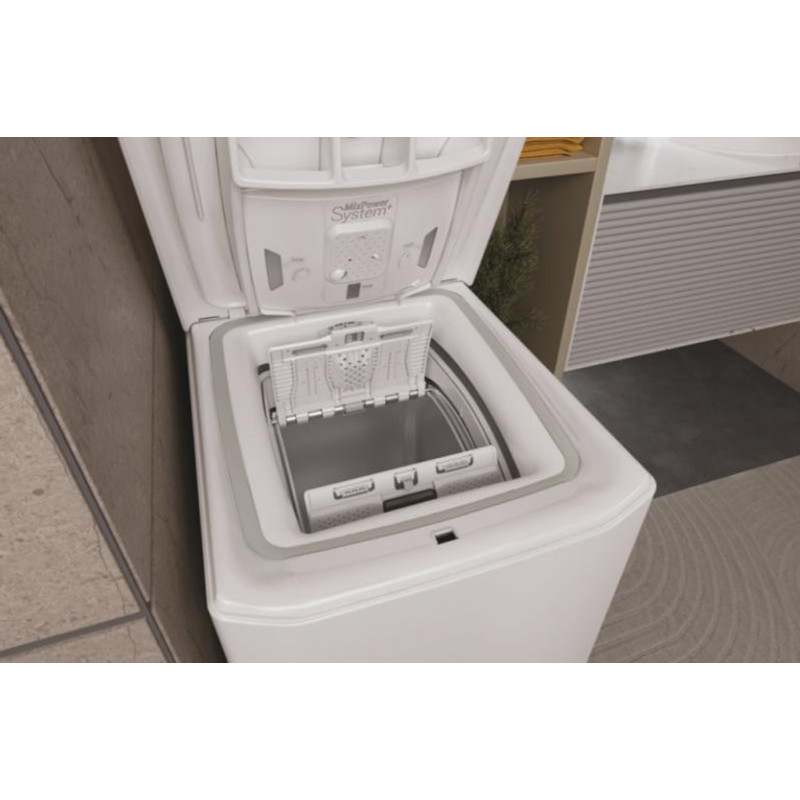 HAIER THASN476TM4-S Felültöltős mosógép 7 kg, fehér, 16 program, inverter, WIFI, mix power system HAIER THASN476TM4-S Felültöltős mosógép 7 kg, fehér, 16 program, inverter, WIFI, mix power system