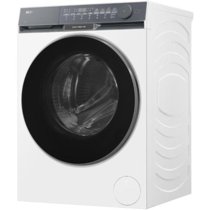 Haier HW100-B14387U1-S Szabadonálló elöltöltős mosógép, 10kg, 1400f, direct motion motor