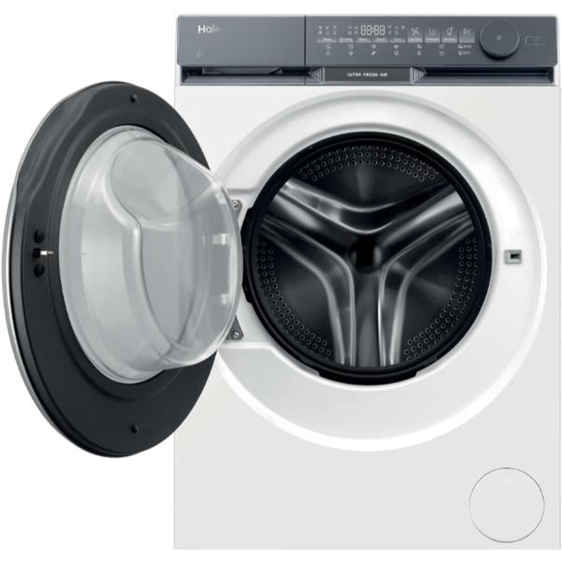 Haier HW100-B14387U1-S Szabadonálló elöltöltős mosógép, 10kg, 1400f, direct motion motor