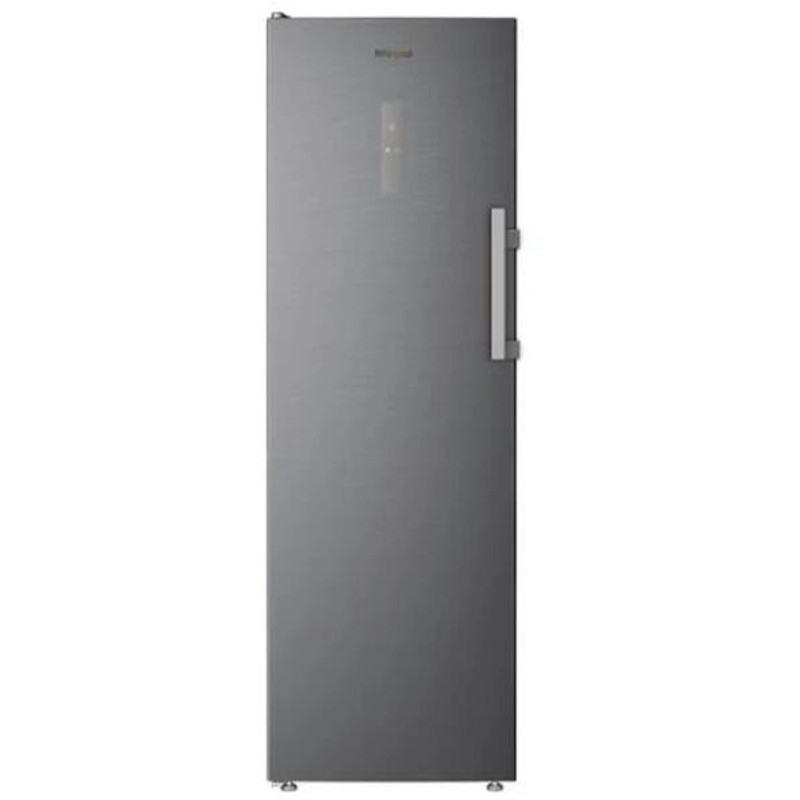 WHIRLPOOL WHMFF6312XP4 Fagyasztószekrény NoFrost , E , 286L , Titanium Inox Look készülékszín, inverter kompresszor, digitális külső kijelző, 5 db fagyasztófiók + 3 fagyasztó polc + 2 ajtórekesz186.5x.59.7x70.9 cm