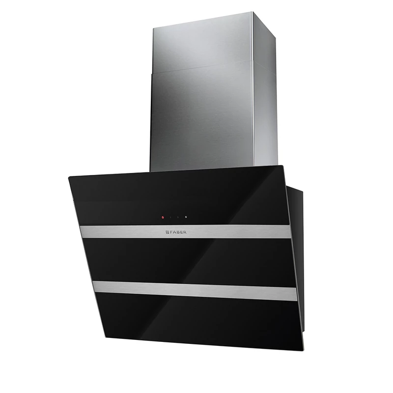 Faber Steelmax EV8 LED BK/X A55 inox-fekete Döntött Elszívó