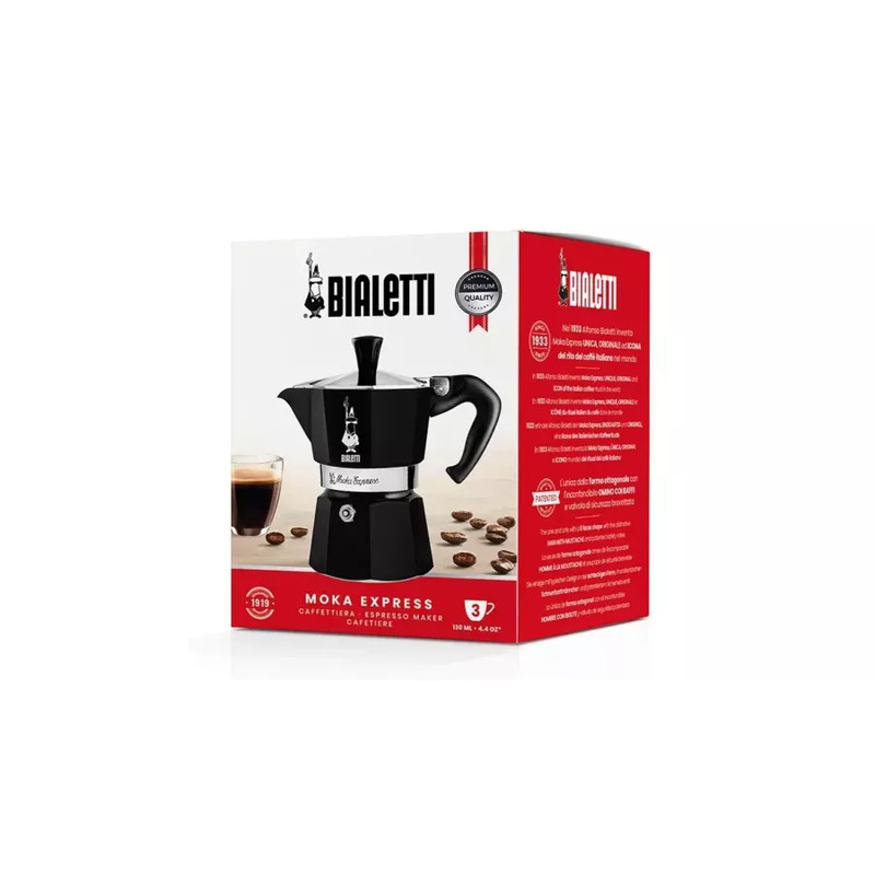 Bialetti MOKA EXPRESS kotyogós kávéfőző 6 adag FEKETE(0004953) Bialetti MOKA EXPRESS kotyogós kávéfőző 6 adag FEKETE(0004953)