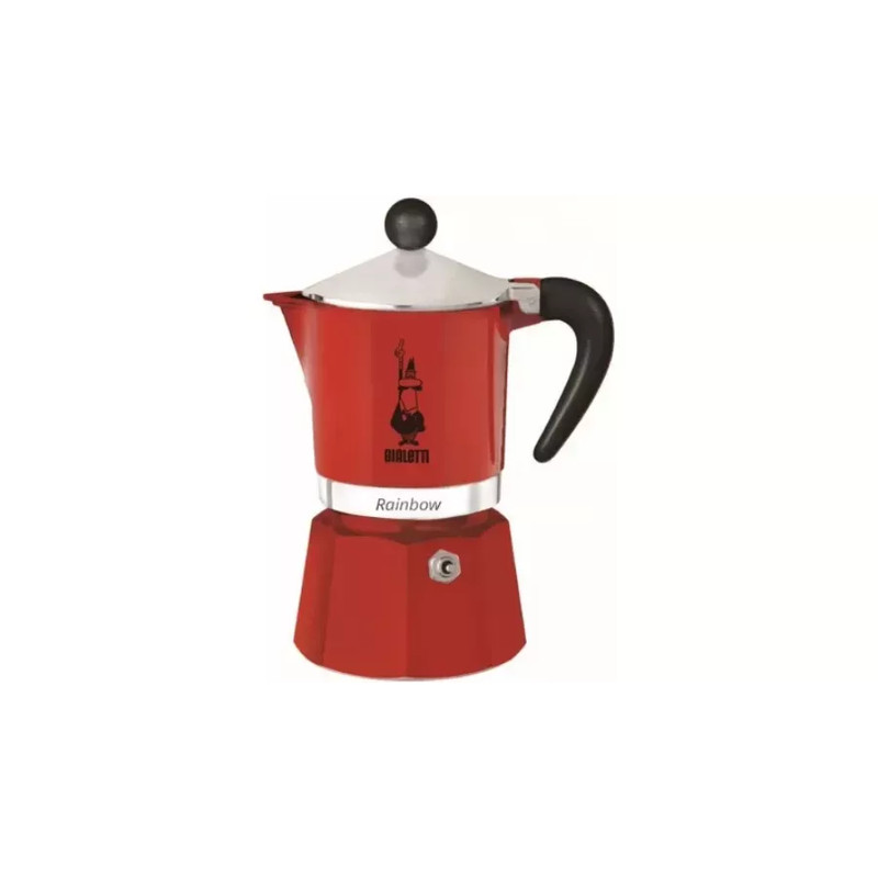 Bialetti RAINBOW kotyogós kávéfőző 6 adag PIROS(0004963) Bialetti RAINBOW kotyogós kávéfőző 6 adag PIROS(0004963)