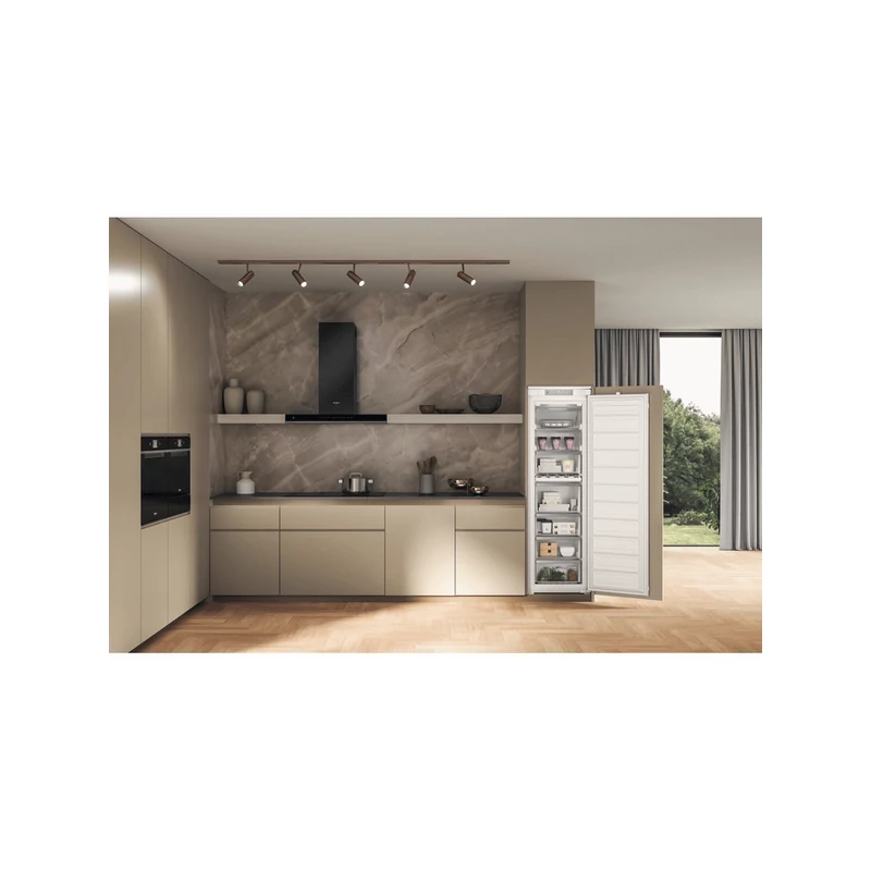 Whirlpool WHSD18F083C1 P Beépíthető fagyasztó, 209l , E , NoFrost technológia, elektronikus hõmérsékletszabályozás, fagyasztótér világítás, beépítési méretek: 177x54x54,5 cm