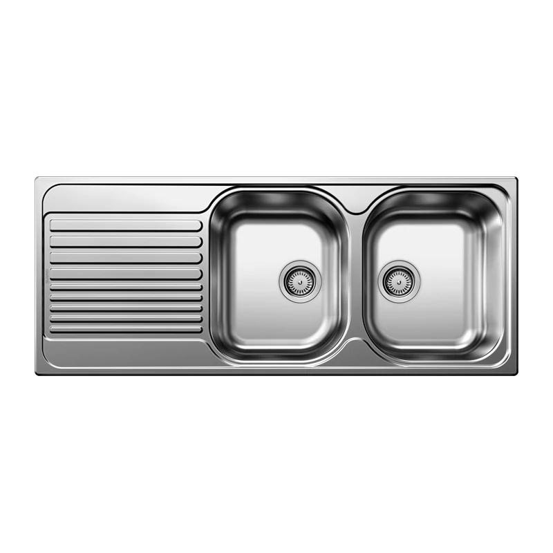 BLANCO TIPO 8 S mosogatótálca, natúr rozsdamentes acél, excenter nélkül