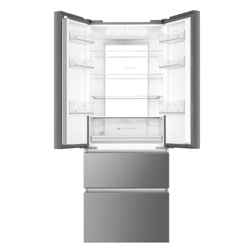 HAIER HB17FPAAA No Frost Inox Francia ajtós kombinált hűtőszekrény 446 l, Dual Inverter HAIER HB17FPAAA No Frost Inox Francia ajtós kombinált hűtőszekrény 446 l, Dual Inverter