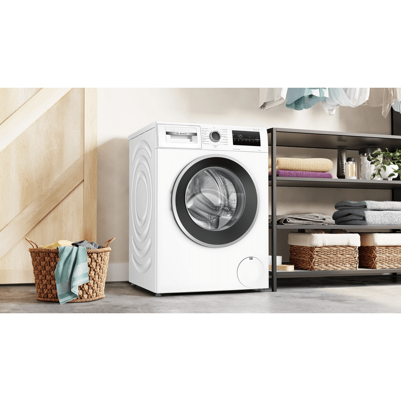 Bosch WAN2826NBY Elöltöltős mosógép , Serie4 , IronAssist gőzprogram , 9 kg , A , 1400 f, Fekete,inox ajtó , TouchControl kijelző Bosch WAN2826NBY Elöltöltős mosógép , Serie4 , IronAssist gőzprogram , 9 kg , A , 1400 f, Fekete,inox ajtó , TouchControl kijelző