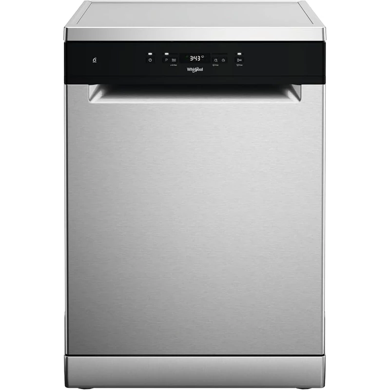 WHIRLPOOL WH2FFC14BN6X Mosogatógép, C , 14 teríték, inox készülékszín, 9 program, 8,9 l vízfogyasztás, digitális kijelző, NaturalDry  44 dBA