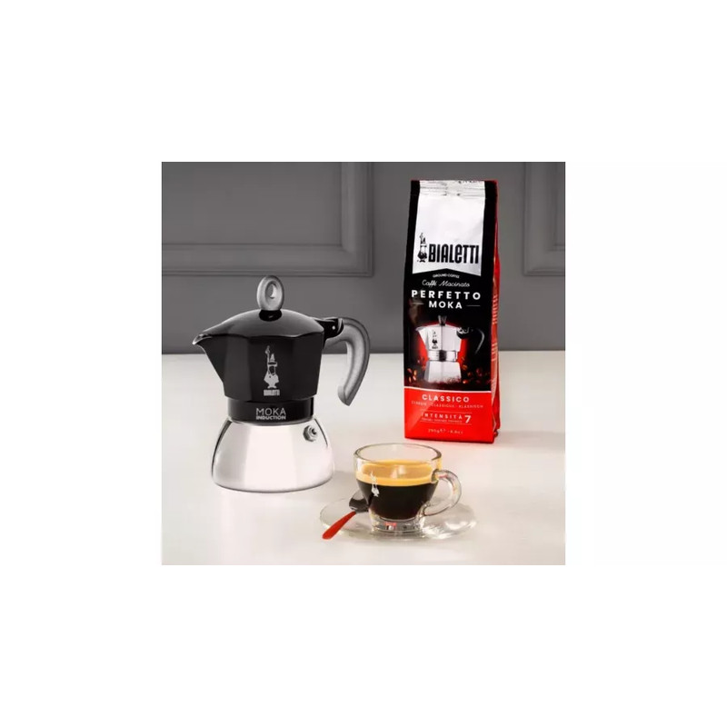 Bialetti MOKA INDUCTION kotyogós kávéfőző 2 adag FEKETE(0006932) Bialetti MOKA INDUCTION kotyogós kávéfőző 2 adag FEKETE(0006932)