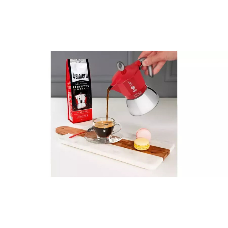 Bialetti MOKA INDUCTION kotyogós kávéfőző 2 adag PIROS(0006942)