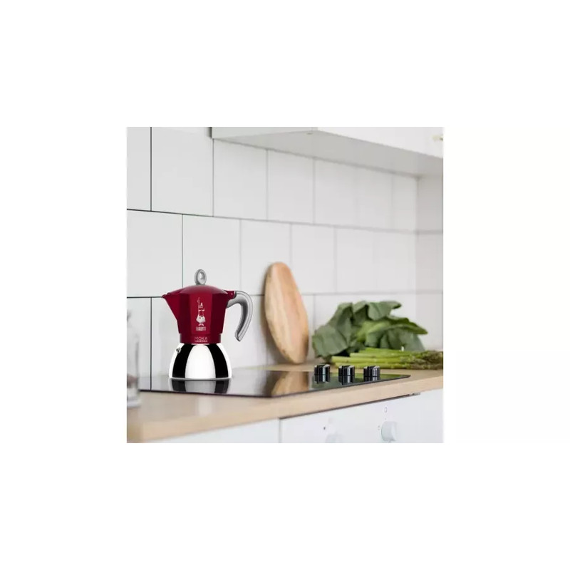 Bialetti MOKA INDUCTION kotyogós kávéfőző 2 adag PIROS(0006942)