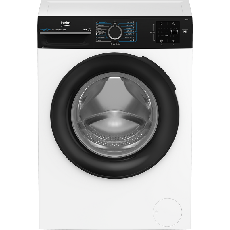 Beko BM3WFSU39413WPBB1 Szabadonálló elöltöltős mosógép, 9 kg, 1400 f