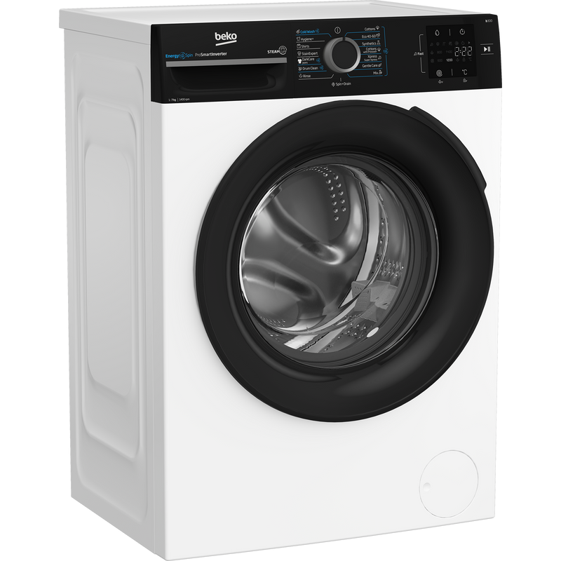 Beko BM3WFSU39413WPBB1 Szabadonálló elöltöltős mosógép, 9 kg, 1400 f Beko BM3WFSU39413WPBB1 Szabadonálló elöltöltős mosógép, 9 kg, 1400 f