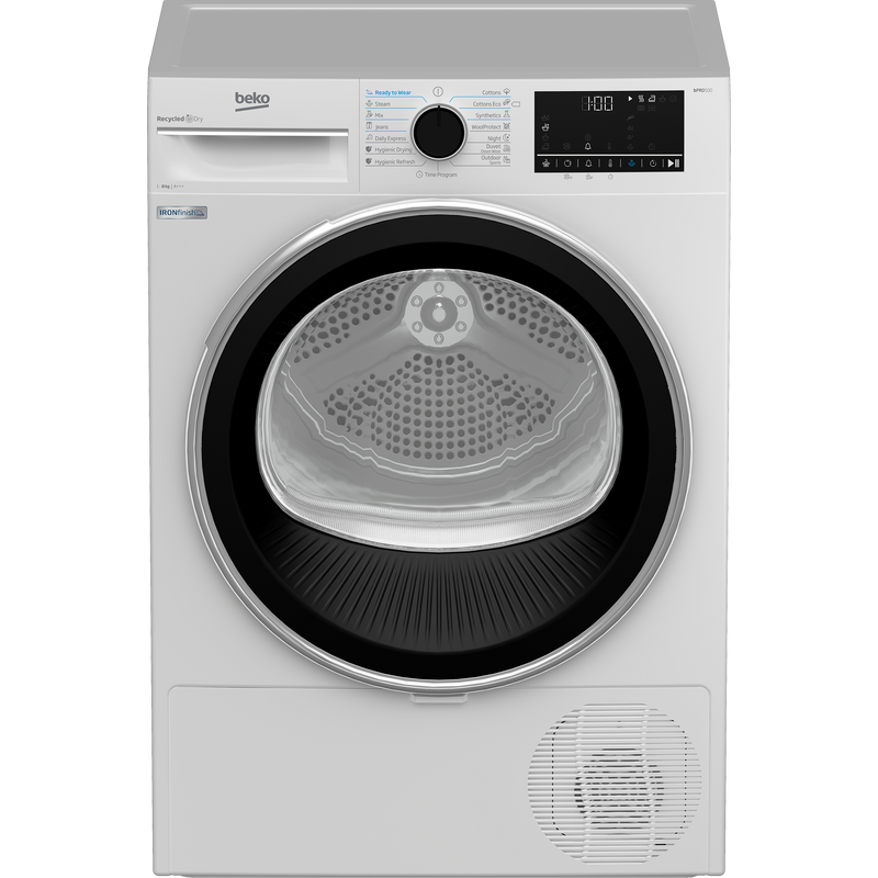 Beko B5T89243W beépíthető hőszivattyús szárítógép, 8 kg