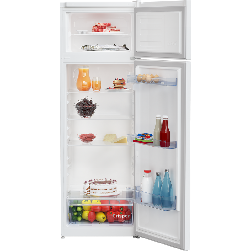 Beko RDSA280K40WN szabadonálló felülfagyasztós kombinált hűtő, 161 cm magas, csak 54 cm széles, fehér Beko RDSA280K40WN szabadonálló felülfagyasztós kombinált hűtő, 161 cm magas, csak 54 cm széles, fehér