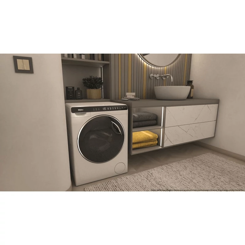 Haier HW50-BP12307U1-S Elöltöltős helytakarékos mosógép "A" 5kg, 1200 F, 70 x 51 x 44 cm