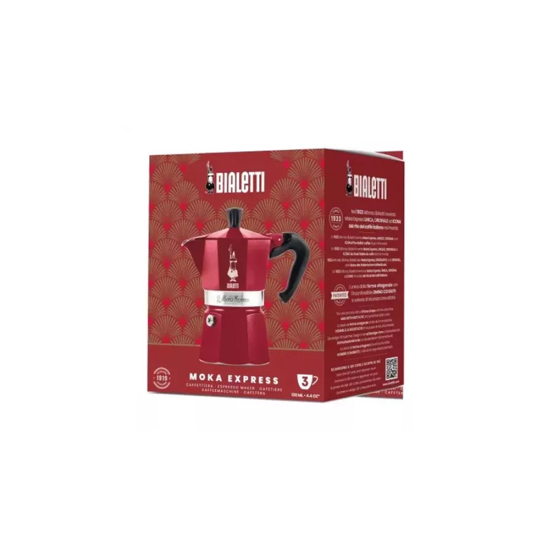 Bialetti MOKA EXPRESS kotyogós kávéfőző 3 adag - Deco Glamour(0009223)