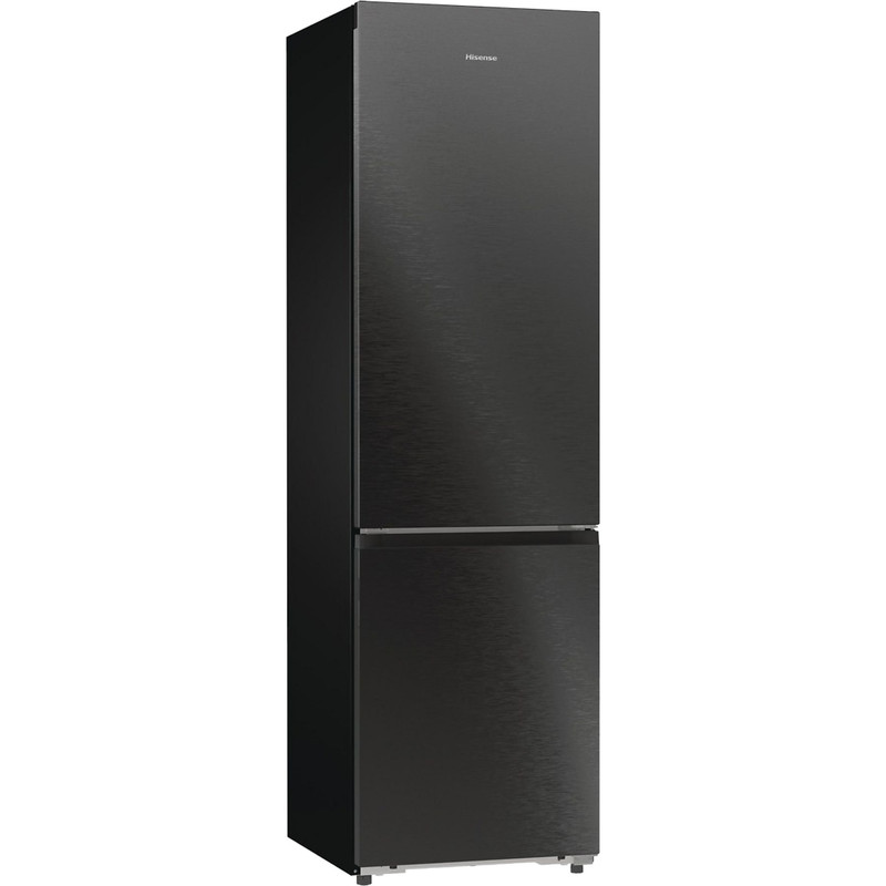 Hisense RB5P410SBFC Alulfagyasztós kombi hűtőszekrény - 283/130l, "c" MetalCooling, TOTAL NO FROST INVERTERES , MultiFlow 360 , WIFI-ConnectLife, CRIPS ZONE , ConvertZone, inox-fekete, KitchenFit