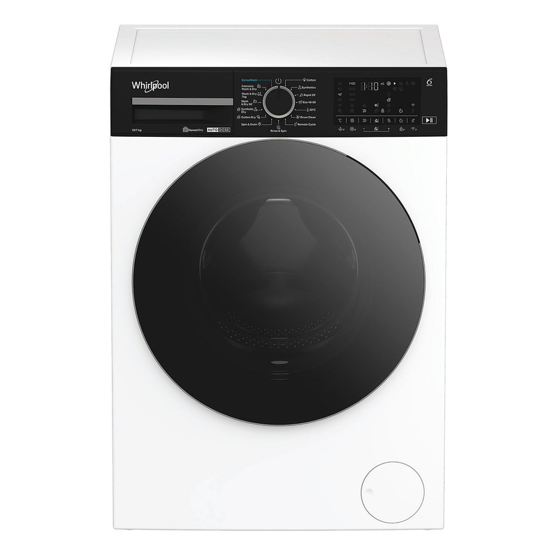 WHIRLPOOL WAD0736WBCHU Mosó-szárítógép Inverter motorral, gőzfunkcióval és HomeWhiz távoli eléréssel, "A-10% / D" 1400 f, 10,5kg /7 kg . 6. Érzék szenzortechnológia, gőzöléses ruhafrissítés és vasaláskönnyítő opció, AddGarment+ utólagos ruhahoz WHIRLPOOL WAD0736WBCHU Mosó-szárítógép Inverter motorral, gőzfunkcióval és HomeWhiz távoli eléréssel, "A-10% / D" 1400 f, 10,5kg /7 kg . 6. Érzék szenzortechnológia, gőzöléses ruhafrissítés és vasaláskönnyítő opció, AddGarment+ utólagos ruhahoz