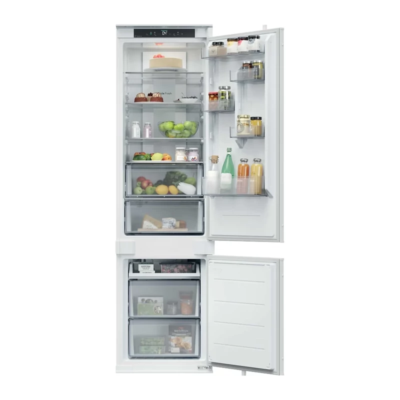 CANDY ECNBQT3519EW Beépíthető kombinált hűtőszekrény, 194cm, 284l, Total No Frost, WiFi (34901764)