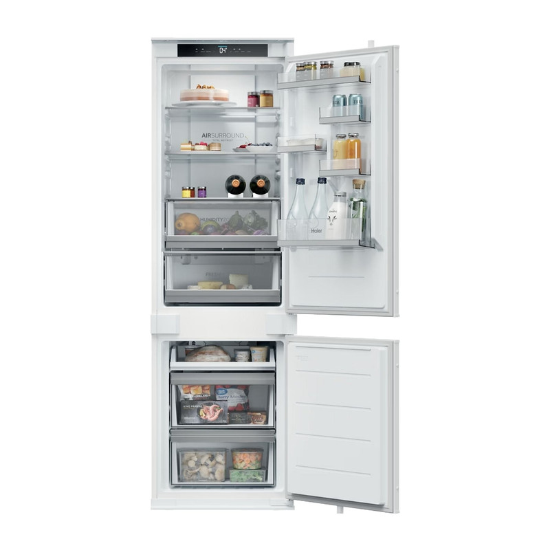 Haier EHBQW5518 Beépíthető kombi hűtőszekrény, NoFrost