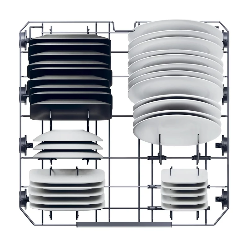 Haier XU 4A4M4PSX Pult alá építhető mosogatógép, inox ajtóval