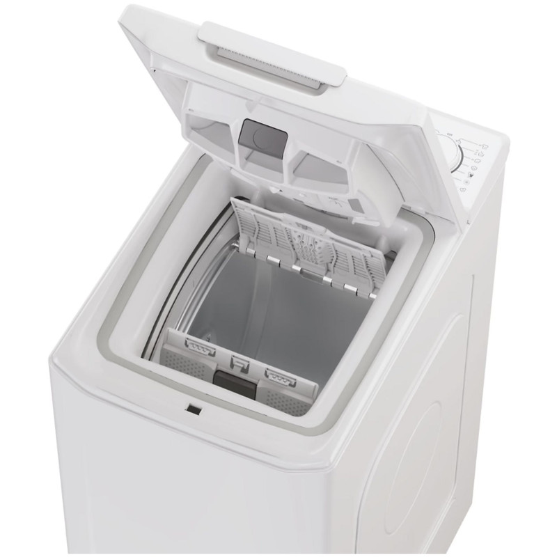 CANDY TCA273D2-S Felültöltős mosógép 7 kg, fehér, 17 program, WIFI