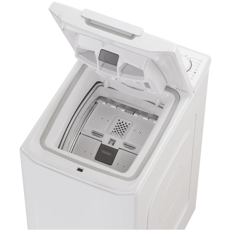 CANDY TCA273D2-S Felültöltős mosógép 7 kg, fehér, 17 program, WIFI