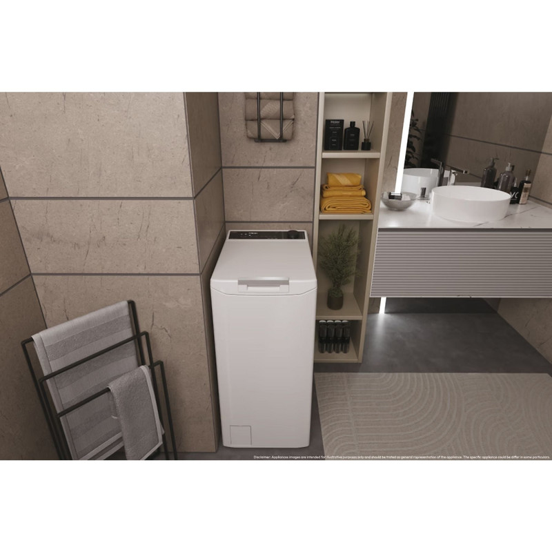 Haier THASN466TM4-S felültöltős mosógép, 6kg, 1400 f, gőzprogramok, push&open dobnyitás, wifi Haier THASN466TM4-S felültöltős mosógép, 6kg, 1400 f, gőzprogramok, push&open dobnyitás, wifi