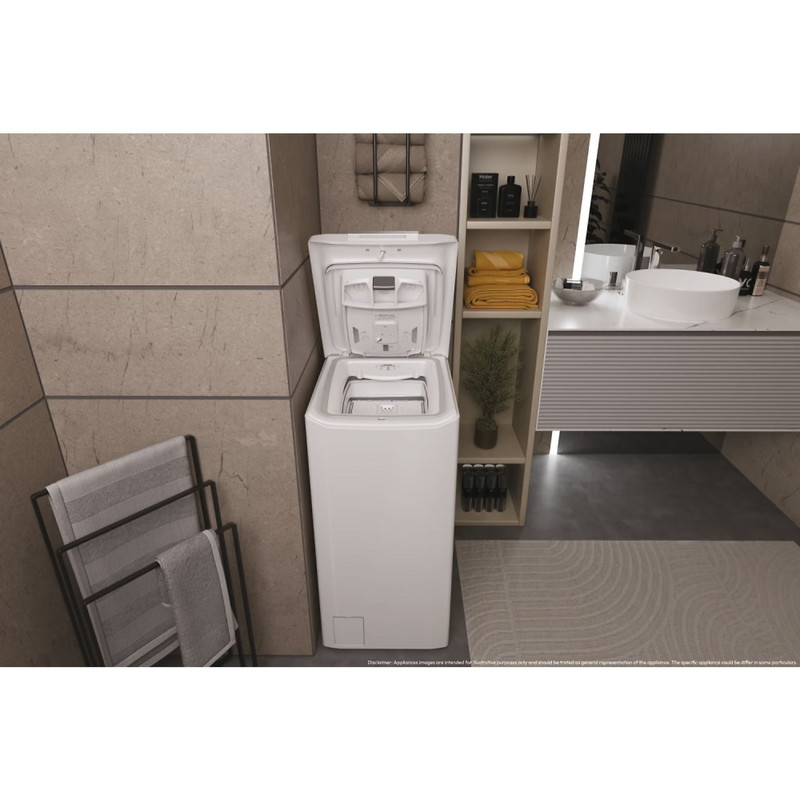 Haier THASN466TM4-S felültöltős mosógép, 6kg, 1400 f, gőzprogramok, push&open dobnyitás, wifi Haier THASN466TM4-S felültöltős mosógép, 6kg, 1400 f, gőzprogramok, push&open dobnyitás, wifi