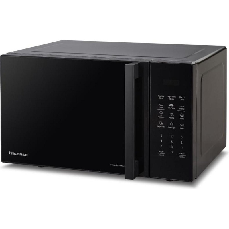 Hisense H29MOBS9HG Űrtartalom: 29liter, Elektronikus vezérlés, 11 mikro teljesítményfokozat, Teljesítmény: 900W, 9 elrőe beállított program, Grill 1000W fekete Hisense H29MOBS9HG Űrtartalom: 29liter, Elektronikus vezérlés, 11 mikro teljesítményfokozat, Teljesítmény: 900W, 9 elrőe beállított program, Grill 1000W fekete
