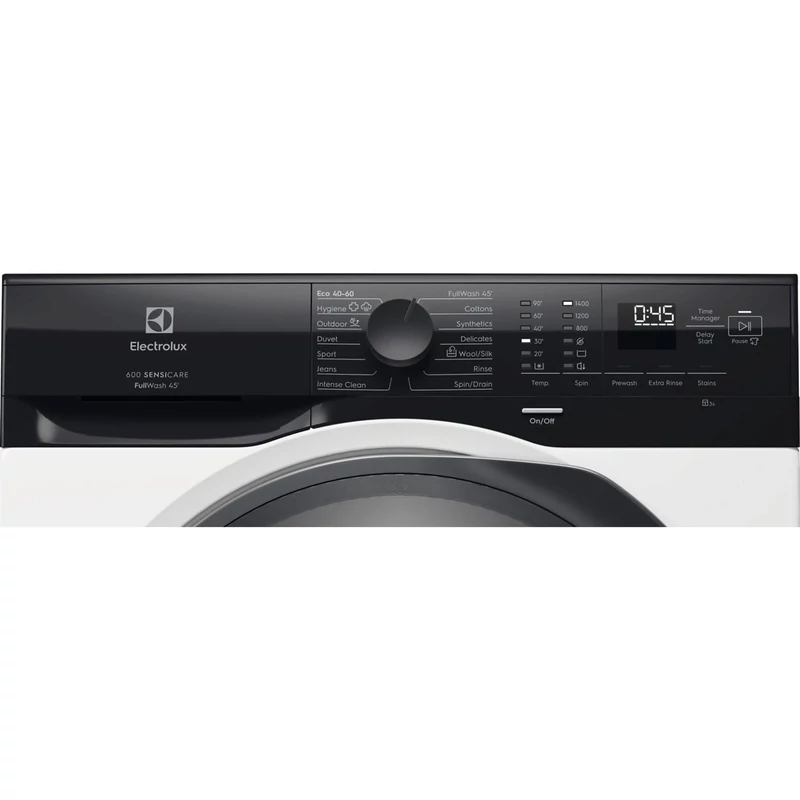 Electrolux EW6F9492E SensiCare Elöltöltős mosógép, 9 kg, 1400 f/p, FullWash45' program, ökoinverter motor, Hygiene program gőzzel