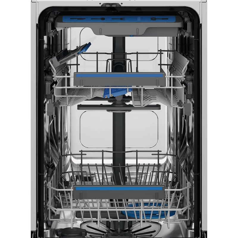 Electrolux EEG63430L Beépíthető keskeny mosogatógép, Glass Care, QuickSelect kezelőpanel, MaxiFlex fiók, AirDry, 10 teríték, 8 program