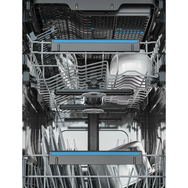 Electrolux EEG63430L Beépíthető keskeny mosogatógép, Glass Care, QuickSelect kezelőpanel, MaxiFlex fiók, AirDry, 10 teríték, 8 program